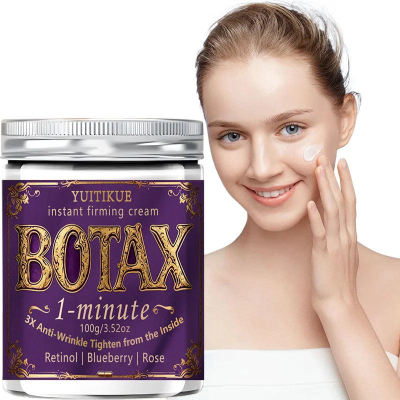 1-Minute Instant Firming Face Cream with Retinol, Blueberry & Rose | BOTAX Effect for Lifting & Smoothing, 100g Oasis Select