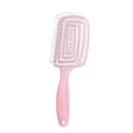 Hollow-Out Curved Detangling Brush – Volumizing Styling Brush with Rounded Tips, Scalp Massage & Blow-Dry Design for High Crown Oasis Select F