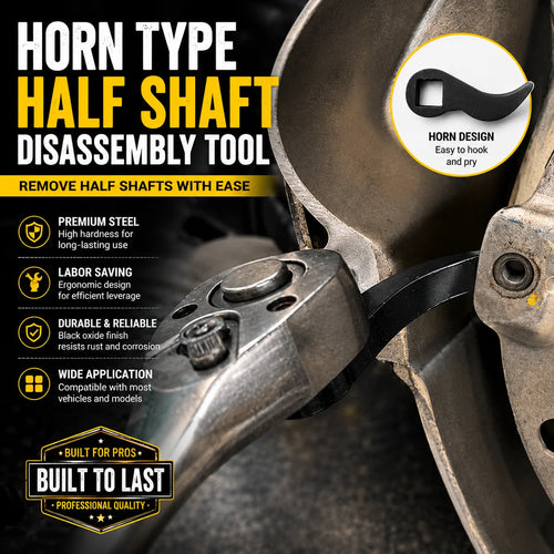 1/2" Bull Horn Pry Bar Adapter – CV Axle & Half Shaft Removal CV Axle Removal Tool Oasis Select