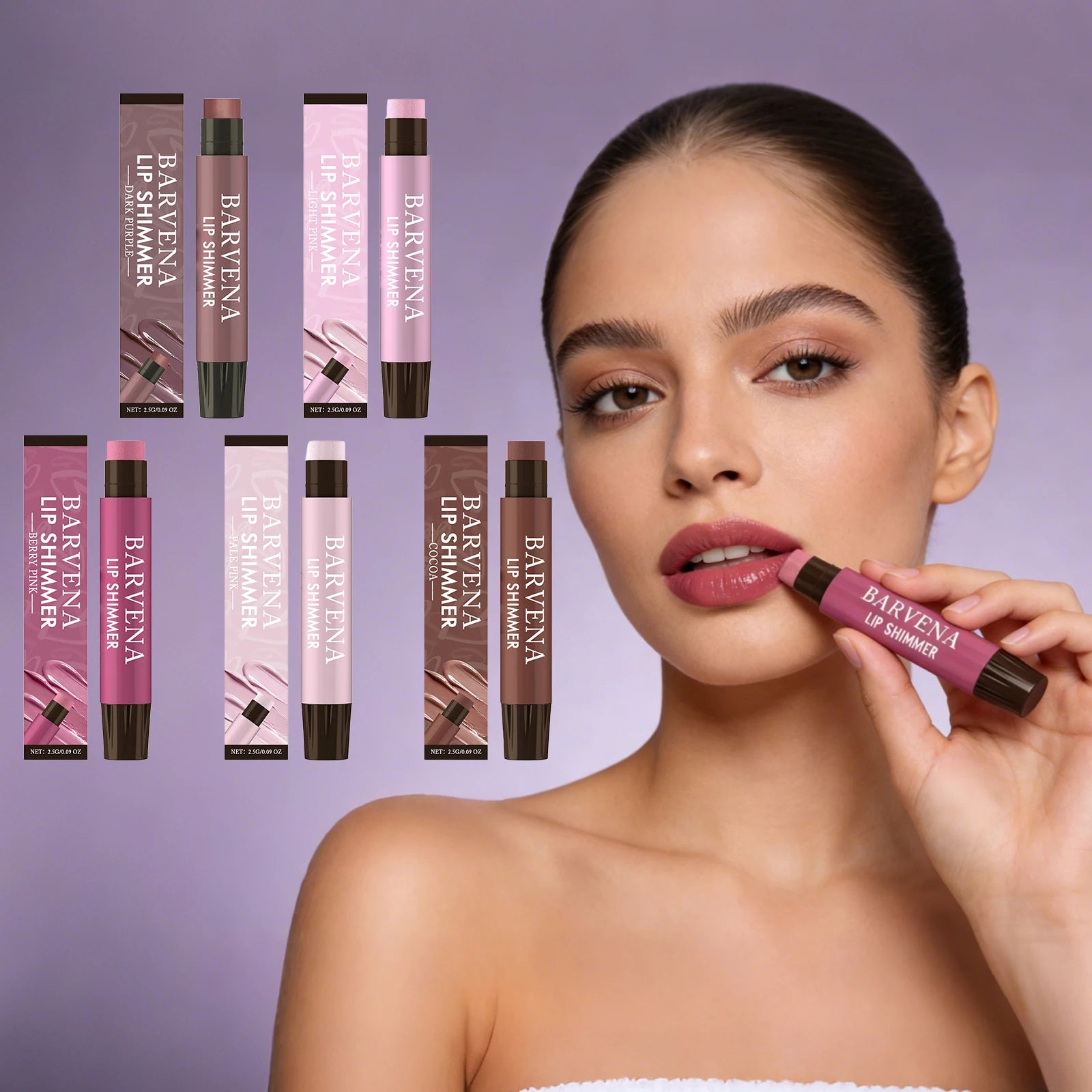 Beauty Lip Shimmer Lasting Shiny Glossy Hydrate Nourish Repair Dry Lips Smooth Soft Plump Lightweight Gentle Moisturize Lip Balm Oasis Select
