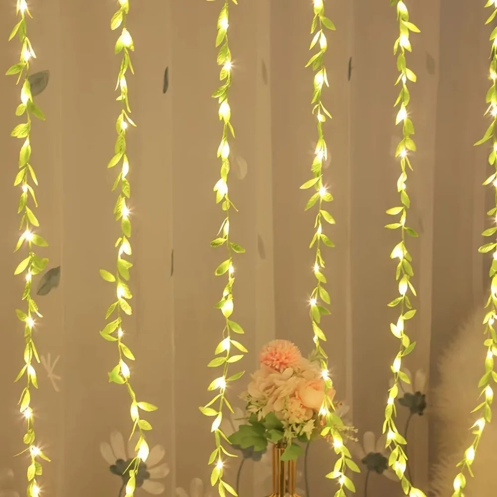 2M 20 LED Willow Fairy Light Vine – Artificial Flower Decor