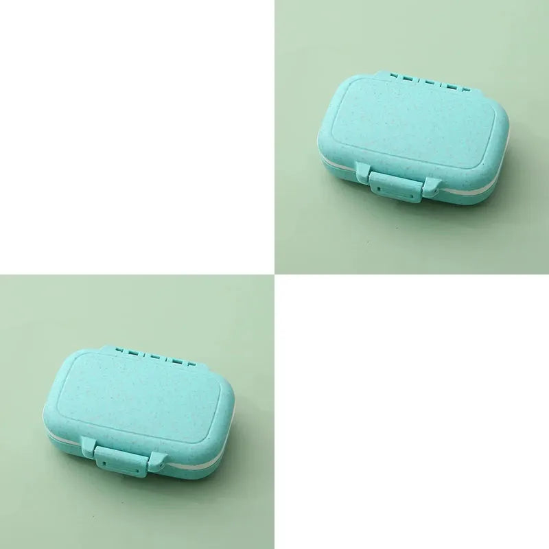 1 Mini Portable Pills Organizer Case 3 Grids Pillbox Tablet Storage