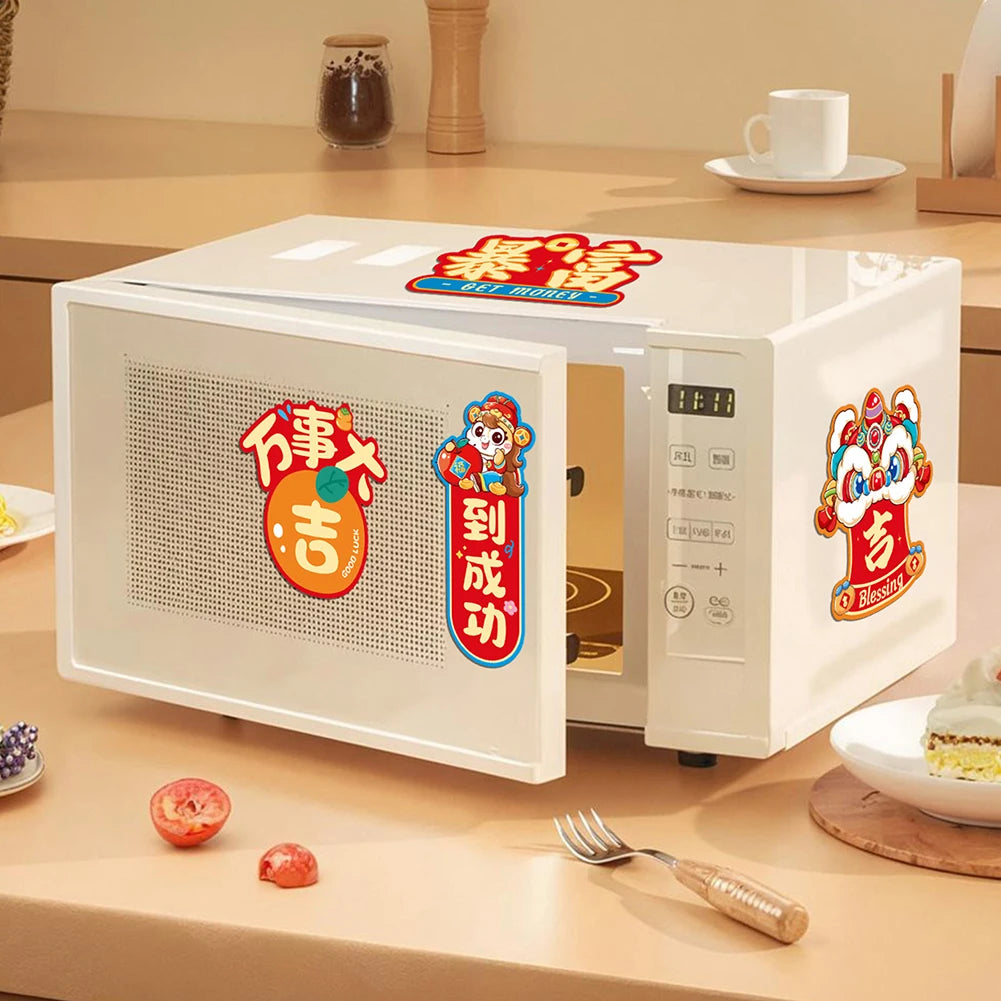 Year of Horse Chinese New Year Fridge Magnets | 6/8/16 Pcs