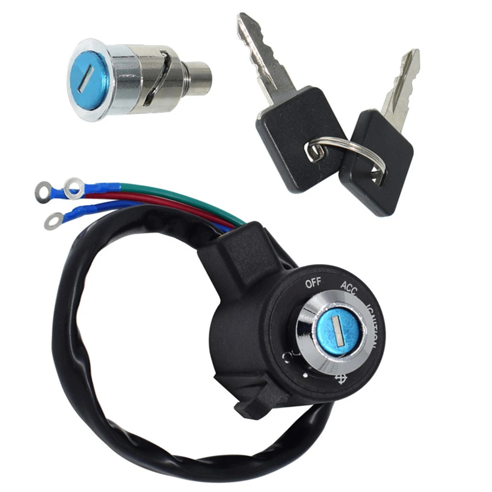 As Shown Ignition Switch Kit Direct Replacement Plastic Metal Construction Front Placement Motorcycle Ignition Repair Oasis Select
