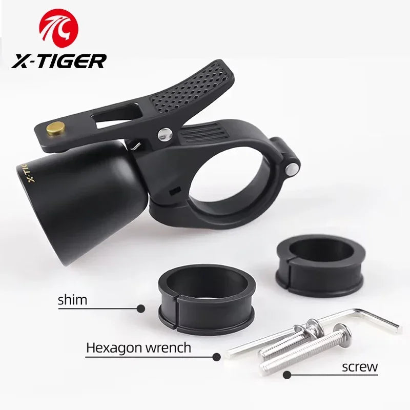 X-TIGER Bicycle Bell Ring Classical Stainless Handlebar Bell Safety Warning Bicycle Horn Crisp Sound Cycling Accessories Oasis Select