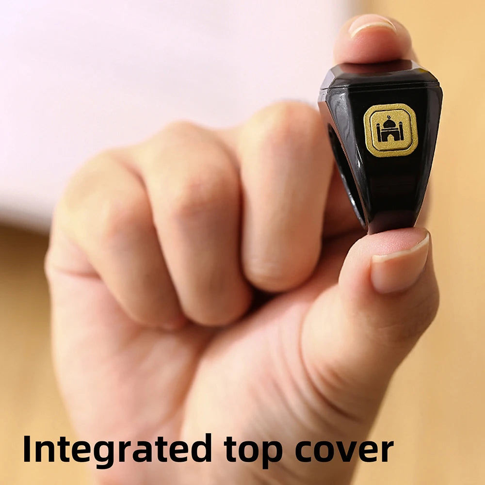 Smart Bluetooth App Ring Counter OLED Digital Display Alarm Clock Prayer Time Vibration Reminder Muslims Zikr Tally Counters Oasis Select