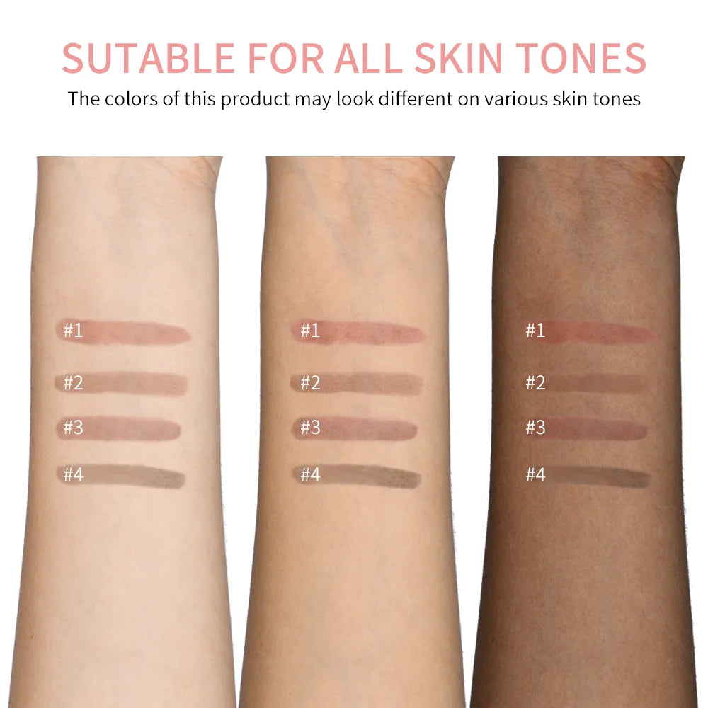 Waterproof Lip Liner Peel Off Tattoo Lipgloss Waterproof Long Lasting Matte Lip Tint Brown Contour Tear-off Lips Stain Cosmetic Oasis Select