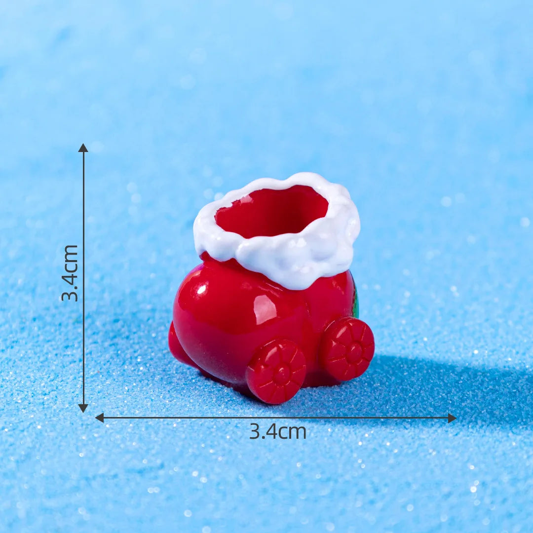 Mini Christmas Resin Ornament – Santa, Snowman & Holiday Décor