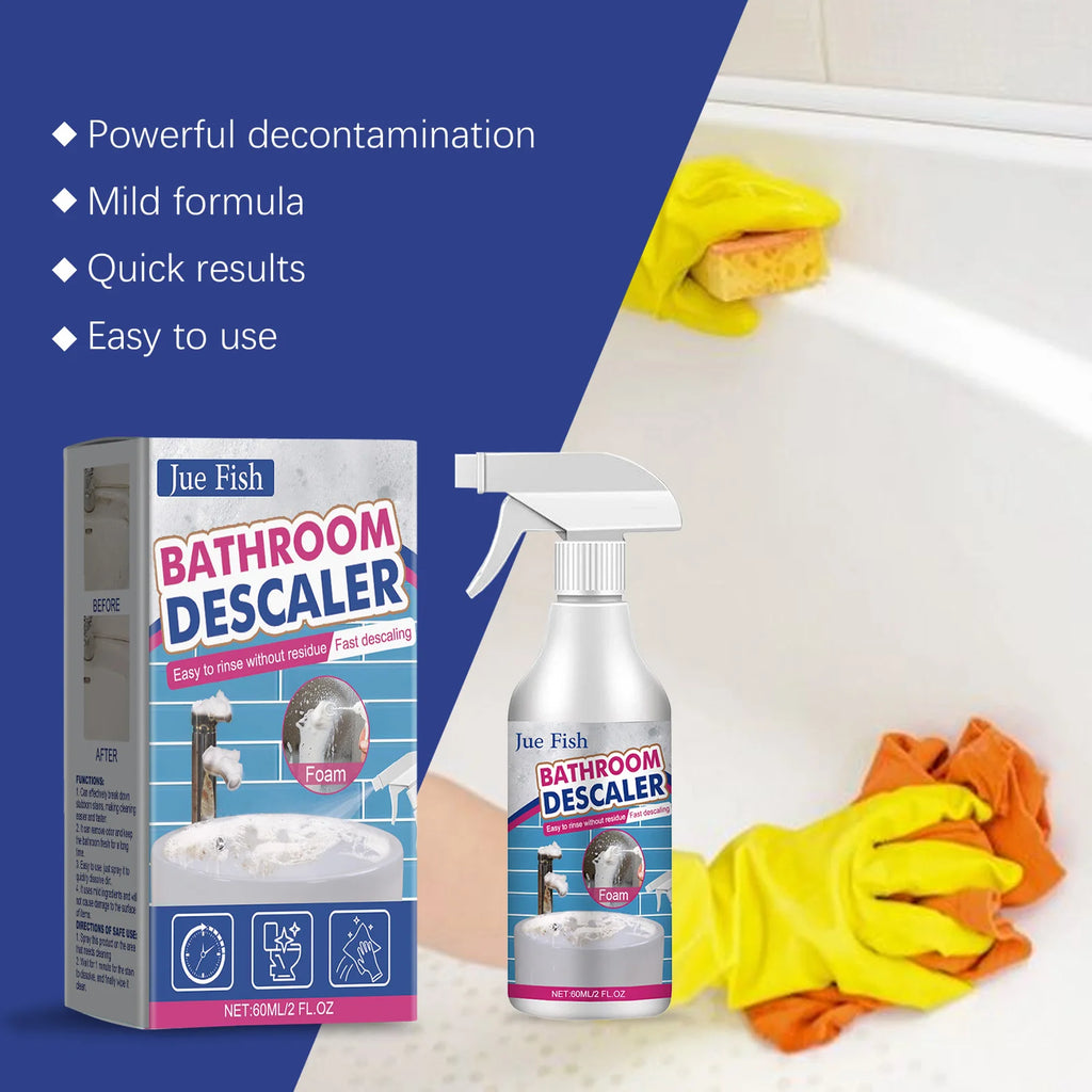 Stubborn Stains Cleaner Quickly Remove Bathroom Foam Cleaner Spray Descaling Cleaning Agent for Glass Wash Basin Stainless Steel Oasis Select