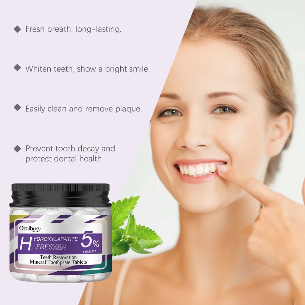 Mint Toothpaste Tablets – Portable Dental Care & Fresh Breath Toothpaste Tablets Oasis Select