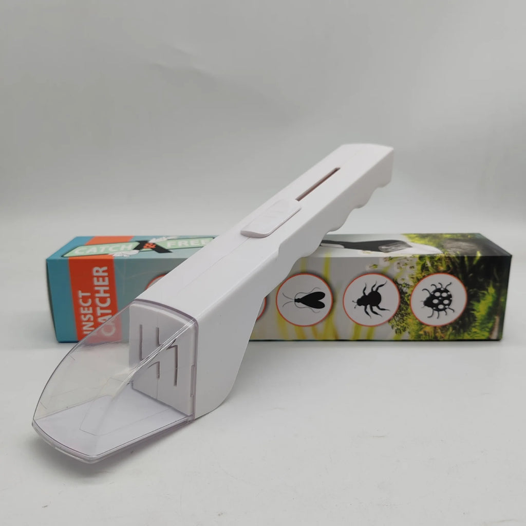 Portable Handheld Insect Catcher Transparent Push Type Insect Observer Contactless Bug Catcher Children's Insect Catching Tools Oasis Select
