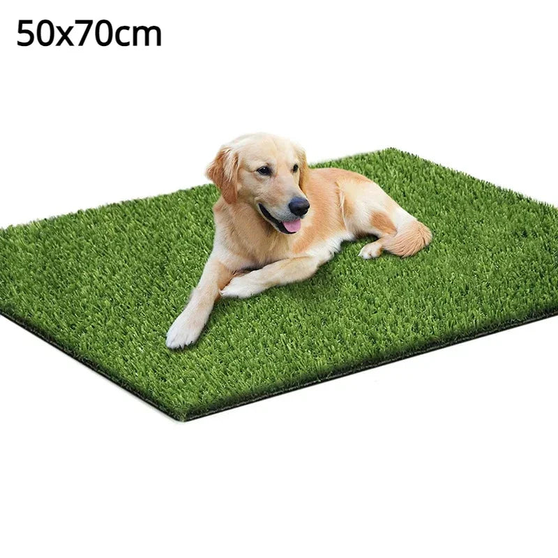 Artificial Turf Dog Potty Training Mat Reusable Grass Rug Replacement Turf Outdoor Lawn Mat Easy To Clean for Balcony Garden Oasis Select 50x70cm