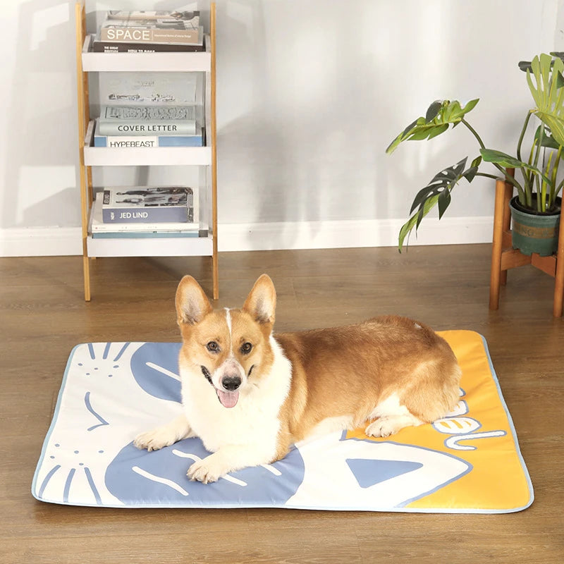 Shiba Inu Kennel Mat Pet Dog Teddy Corgi Car Seat Mat Mat Four Seasons Universal Breathable Easy To Clean Oasis Select