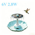 2.8W Solar Fountain Dual-Tier Bird Bath Bird Feeder Fountain Detachable, DIY Water Landscape for Outdoor Garden Pond Bird Bath Oasis Select 2.8W