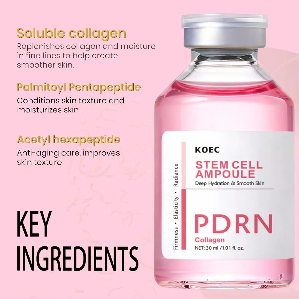 Centella PDRN Salmon Ampoule Serum Cream Advanced Deep Repair Skin Barrier Serum Face Firming Brightening Facial Essence Product Oasis Select