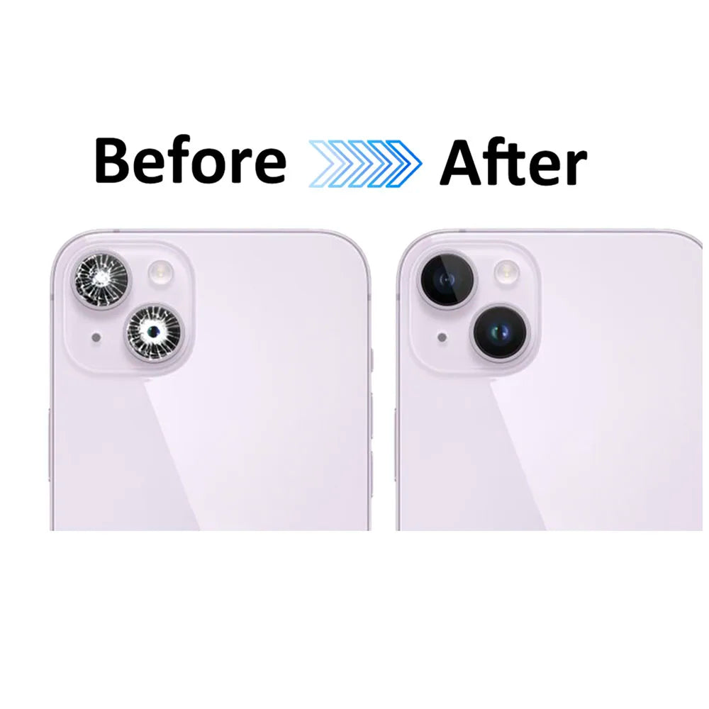 iPhone Back Camera Glass Lens Replacement + 3M Sticker & Tools