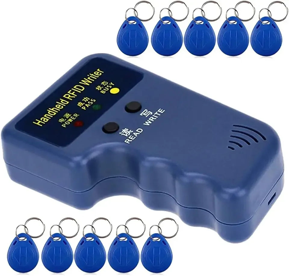 RFID Duplicator ID Handheld 125khz Key Copier Reader Writer Reader Card Cloner Programmer Writable Key Access Card Keyfobs Oasis Select