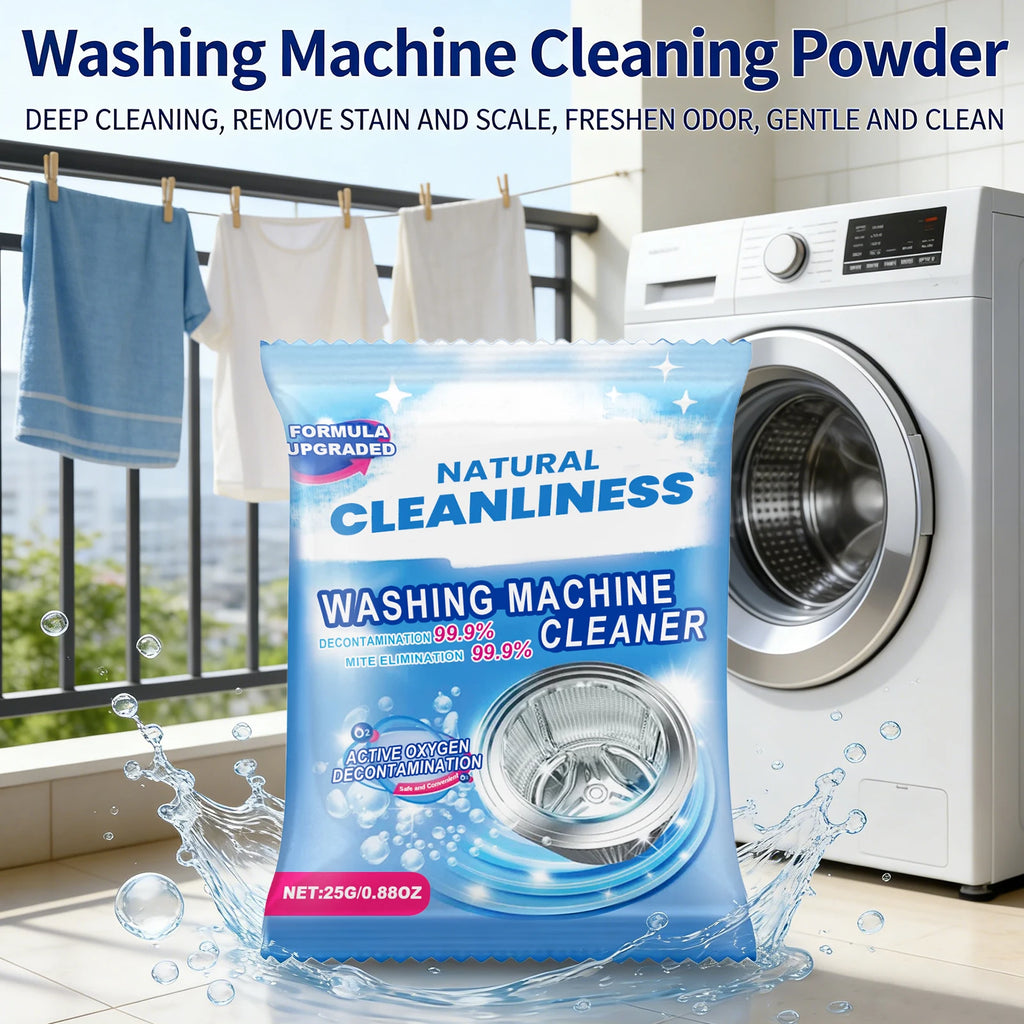 Washing Machine Cleaning Powder Decontamination and Deodorization Remove Dirt Fast Dissolving Laundry Washer Drum Cleaner Oasis Select