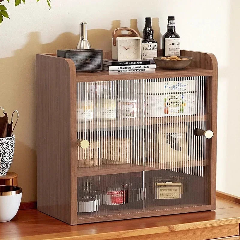 Multi-functional Cup holder storage Shelf dust-proof water cup tea cup coffee cup side cabinet storage Oasis Select