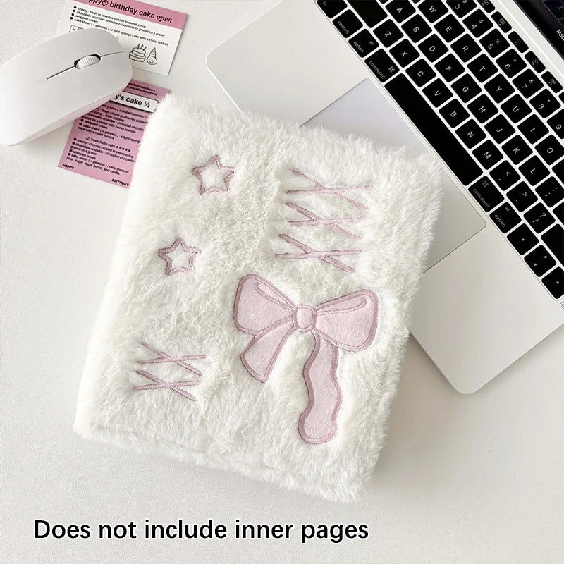 A6 Ballet Plush Bowknot Photocard Binder Album | Kpop Collect Book Photocard Binder Album Oasis Select A2