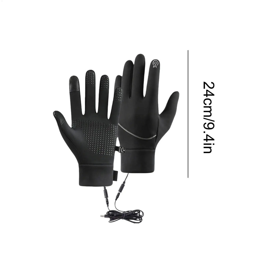 Heated Gloves for Women Man Work Touchscreen Gloves Warm Thermal Windproof Warmers for Cold Weather Cycling Hunting Driving Oasis Select