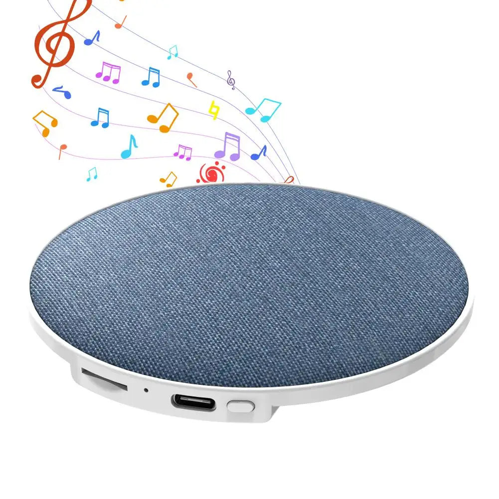 Bluetooth Pillow Speaker – White Noise, Sleep Timer & Bass