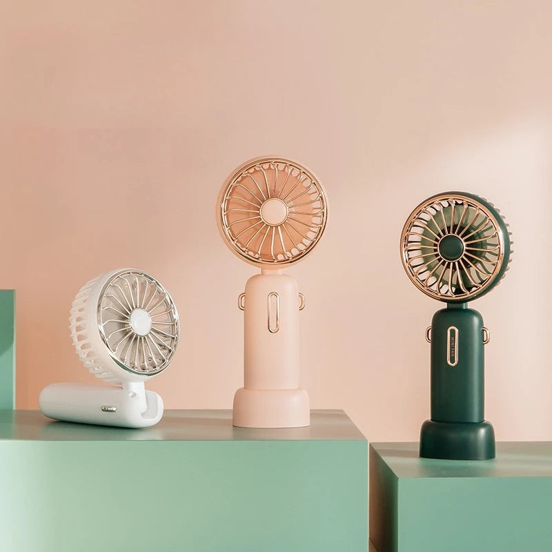 URGGU Mini Folding USB Rechargeable Handheld & Neck Fan