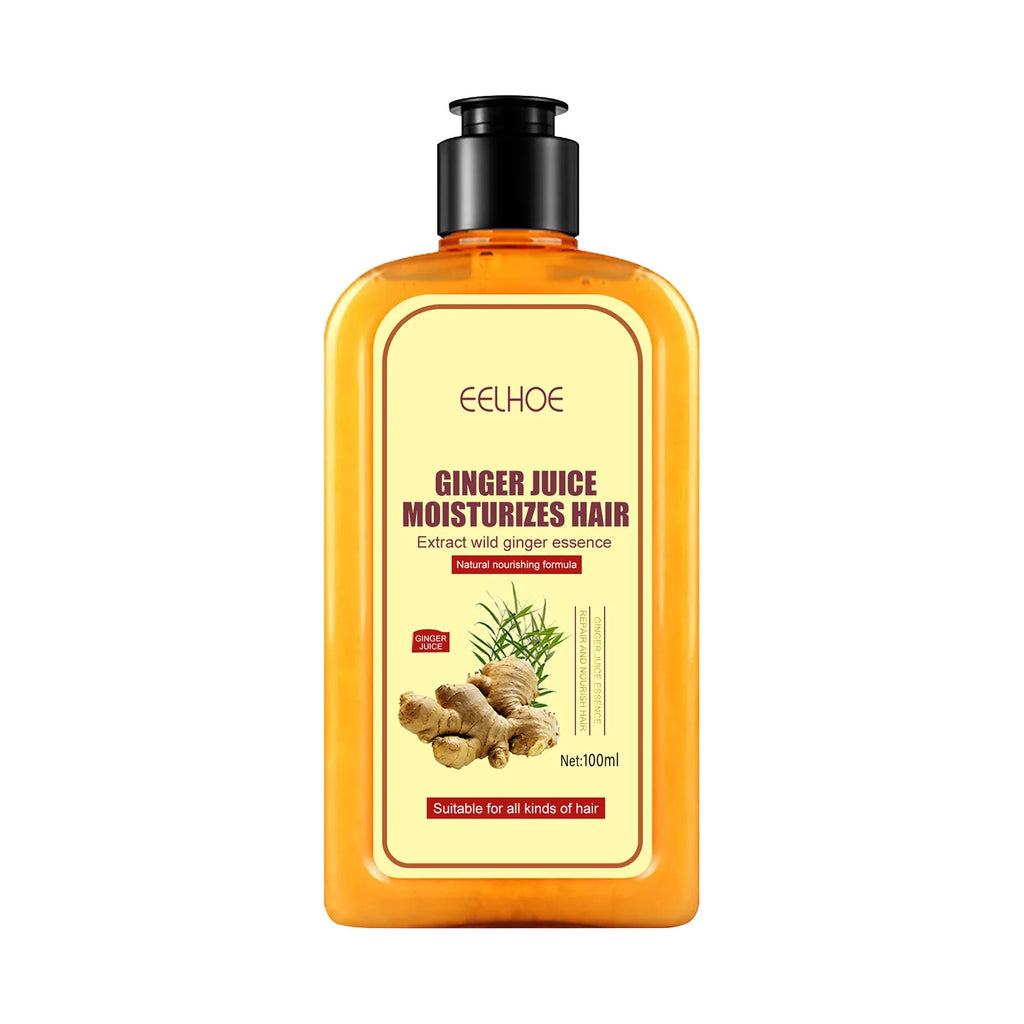 EELHOE Anti Hair Loss Shampoo Ginger Ingredient Strengthening Hair Root Nourishing Dryness Hair Damaged Repair Thicker Treatment Oasis Select 100ml boxed