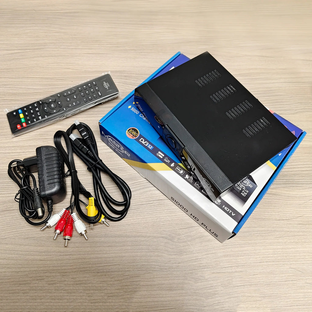 Digital satellite receiver, FTA Master DVB-S2 HD set-top box decoder, digital H.264 Oasis Select