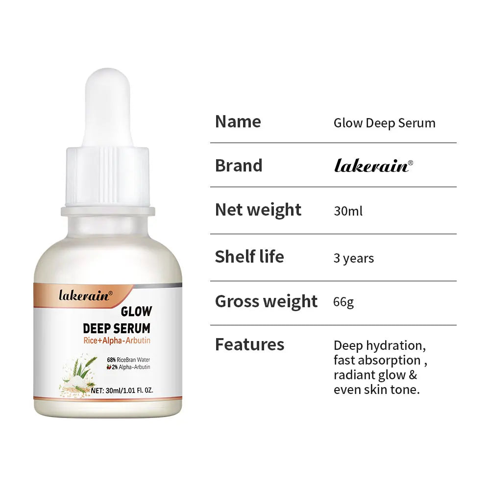 Rice Glow Deep Serum – Hydrating Brightening Face Serum 30ml Face Serum Oasis Select