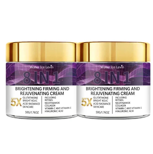 5X Glutathione Brightening Cream – Retinol & Kojic Acid 8-in-1 Brightening Face Cream Oasis Select PURPLE 50g