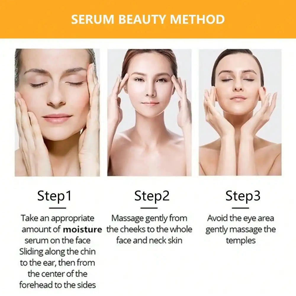 Vitamin C Serum Essence Moisturizing Brighten Wrinkle Remover Anti-aging Fades Spots Repair Fine Lines Facial Skin Care Tools Oasis Select