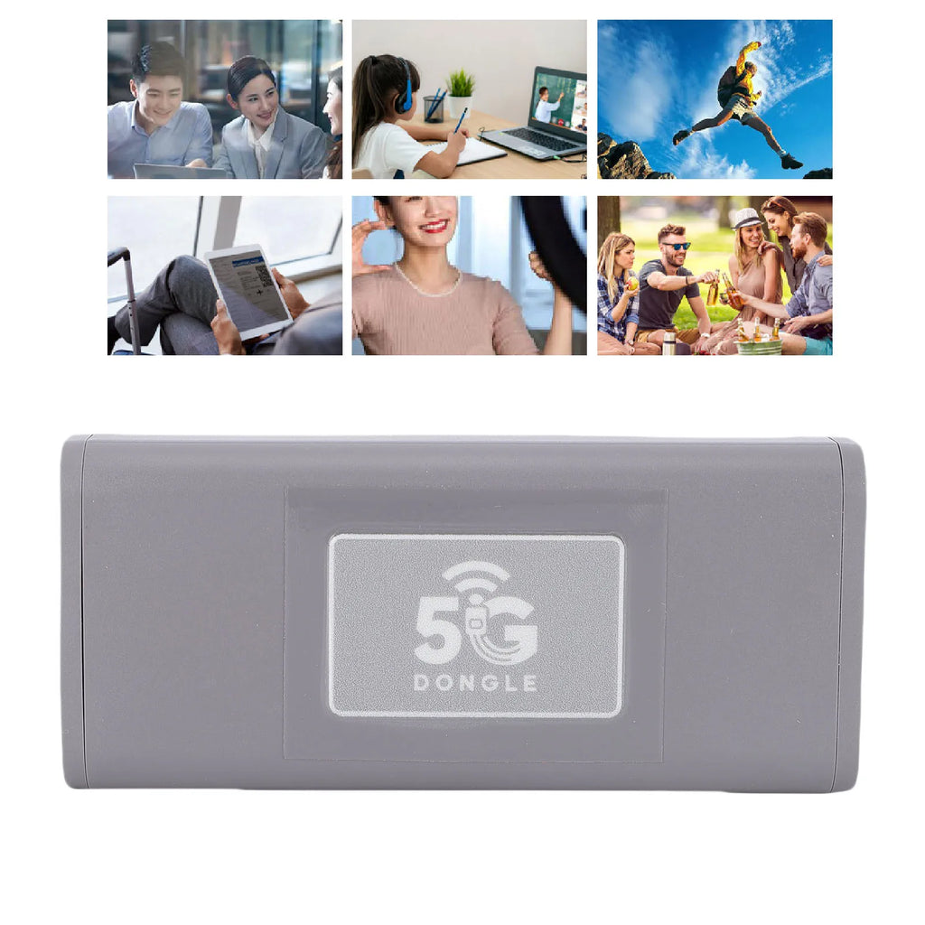 5G WiFi USB Modem 2.5Gbps High Speed Portable Mobile Hotspot Router for Gaming Video Streaming USB Portable Hotspot Oasis Select