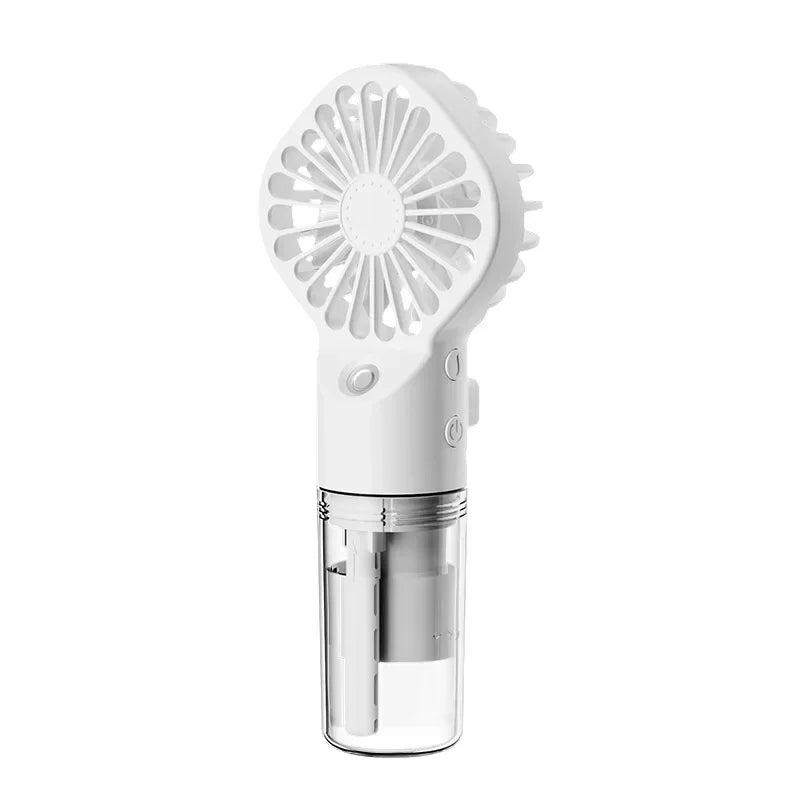 USB Rechargeable Mini Misting Fan – 4 Speeds | Portable Spray