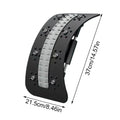 Back Stretcher Waist Support Relieving Board Adjustable Back Stretcher Massager Back Stretcher forBack Pain Relief Cracker Board Oasis Select Black