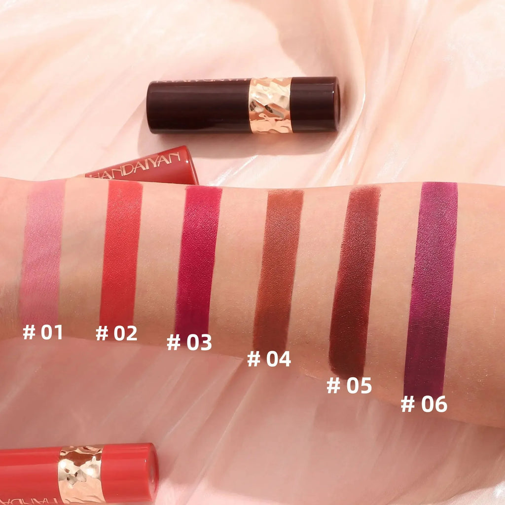 Handaiyan 6-Piece Velvet Matte Lipstick Set | Long-Lasting Gift Box