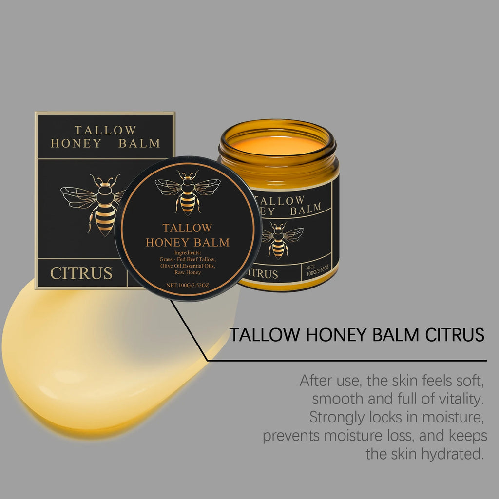 Tallow Honey Cream – Brightening Firming Face & Body Lotion