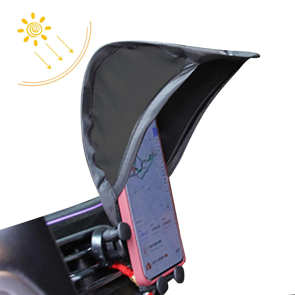 Phone Umbrella For Sun Sun Shield For Cell Phones Glare Blocking Phone Stand Mobile Phone Holder Sun Shield For Motorcycle Bike Oasis Select