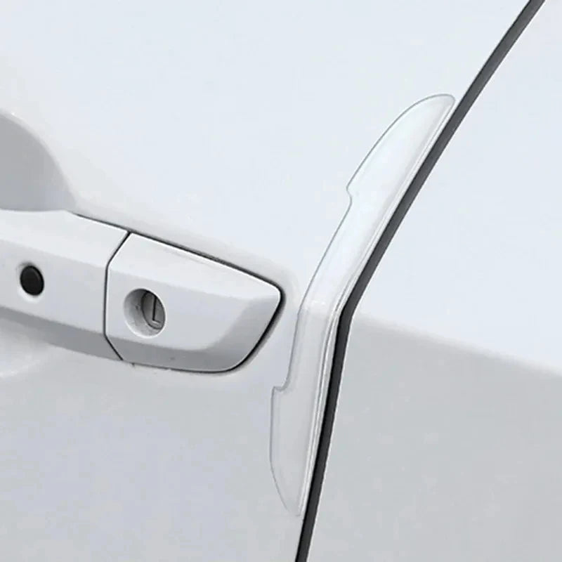 2/8/12pcs Transparent Anti-Collision Protector Bar Strips Side Edge Protection Guards Rear View Mirror Cover Protection Stickers Oasis Select