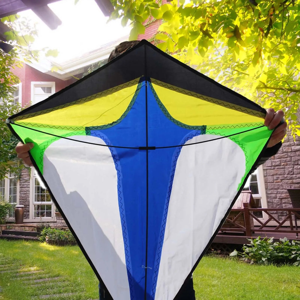 Kids Diamond Kite with Long Tail – Easy Fly Stunt Kite Kids Stunt Kite Oasis Select