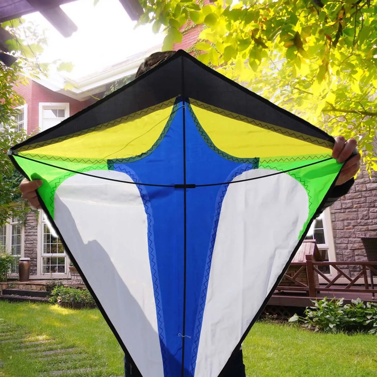 Kids Diamond Kite with Long Tail – Easy Fly Stunt Kite Kids Stunt Kite Oasis Select