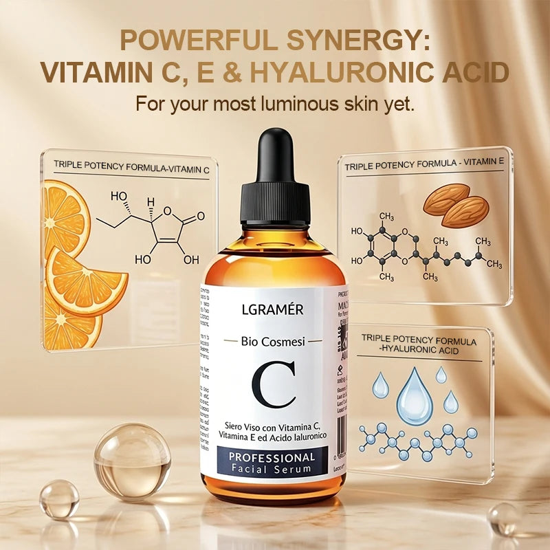 Vitamin C Face Serum – Dark Spot, Hyaluronic Acid & Pore Care