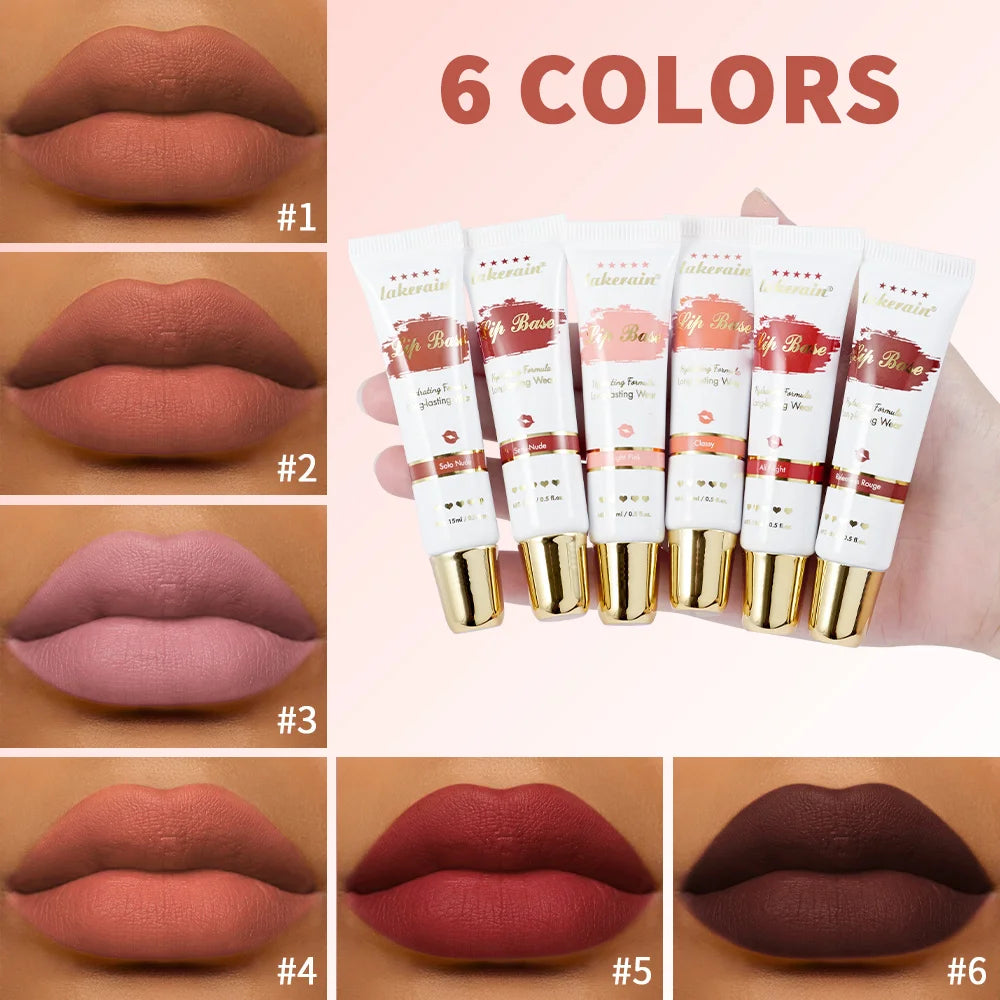 Lakerain Lip Base Cream Moisturizing Highly Pigmented Long-lasting Hydrating Matte Finish Smudge-proof 2 in 1 Lip & Cheek Cream Oasis Select