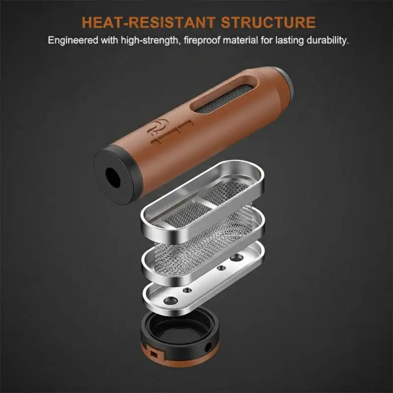 Portable Car Ashtray No-Fall Ash Control Tool For Vehicles Lazy Person's Smoking Accessory Spill-Proof & Easy Clean Design Oasis Select
