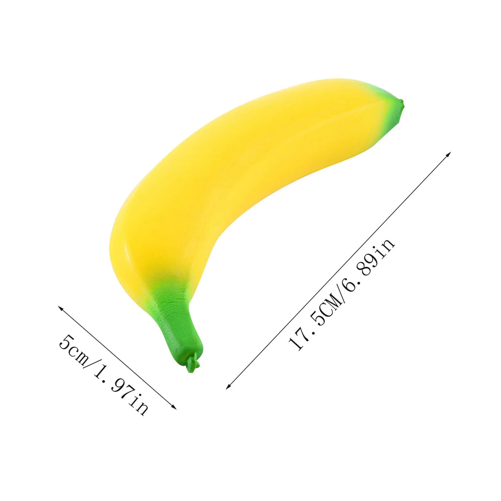 2-Pack Jumbo Slow Rising Banana Squishy Stress Relief Toys Squishy Stress Toy Oasis Select