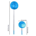 Kids Fishing Net Stainless Steel Telescopic Anti Slip Small Catcher Frog Catching Net for Beach Aquarium Pool Outdoor Games Oasis Select A