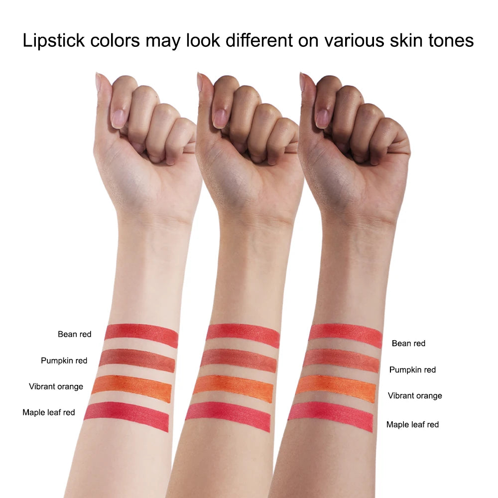 4Colors/set Cigarette Lip Gloss Set Velvet Matte Waterproof Long-lasting Lip Non-Stick Cup Cigarette Lipstick Makeup For Women Oasis Select