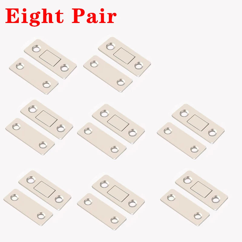 New Magnetic Cabinet Catches Ultra-Thin Door Magnets Stops Invisible Adhesive Drawer Catch Kitchen Closet Door Closer Soft-Catch Oasis Select 8