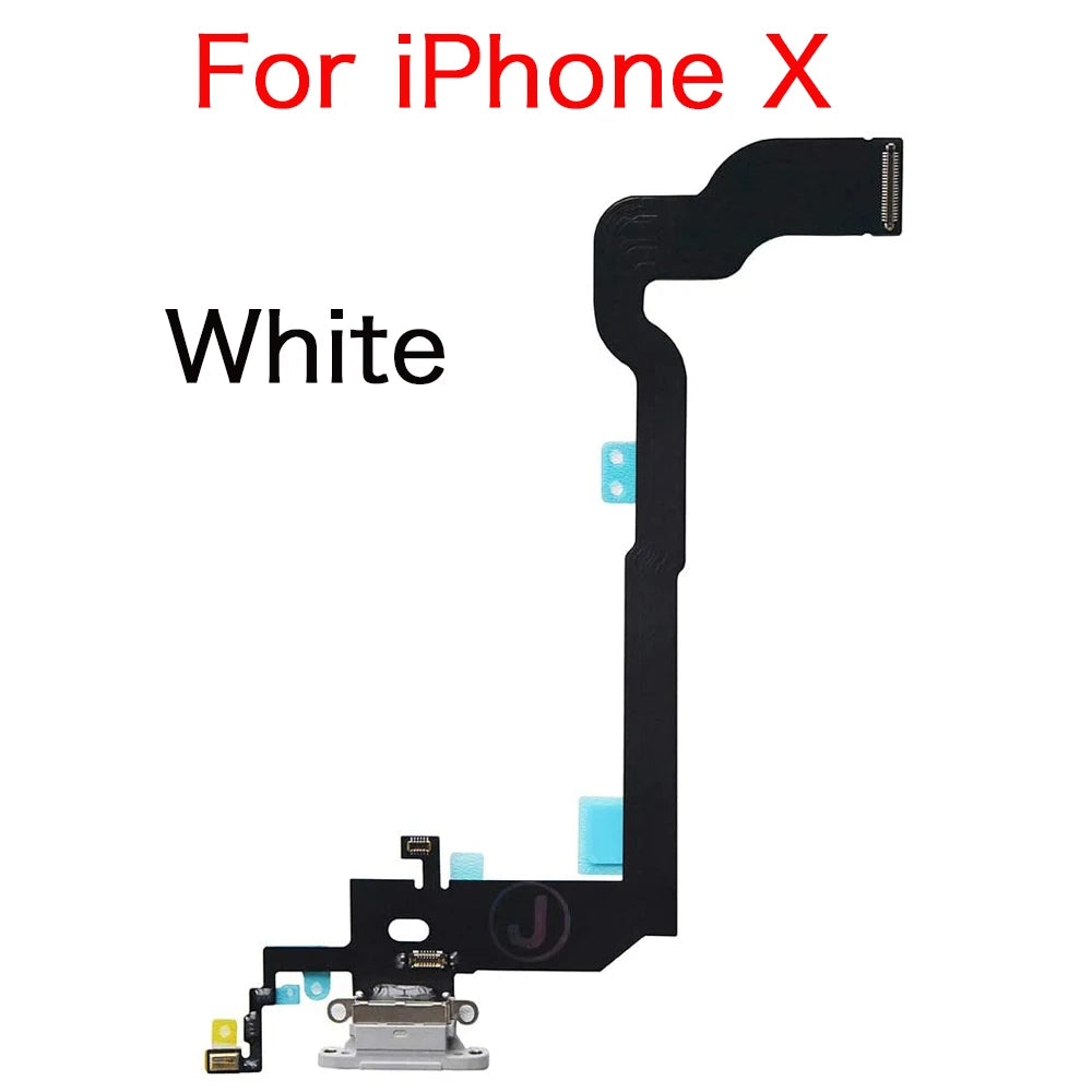 iPhone 7 8 X XR XS Max Charging Port Dock Flex Cable + Mic