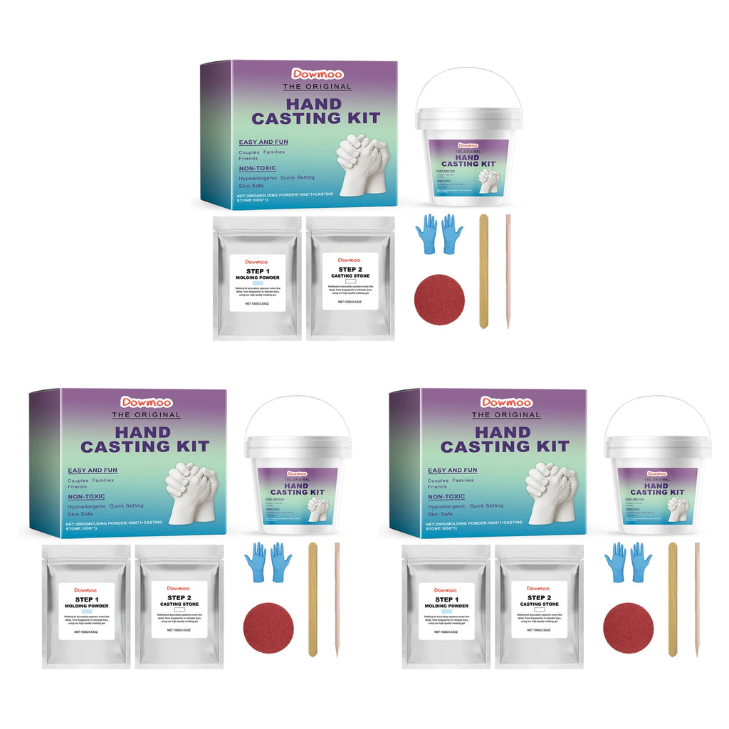 Hand Casting Kit – Couples & Family Plaster Mold Keepsake